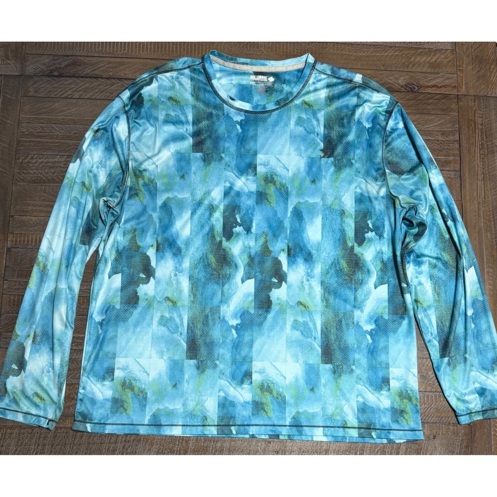 Reel Legends Performance Shirt XXL Blue New Keep-It-Cool Long Sleeve Fishing